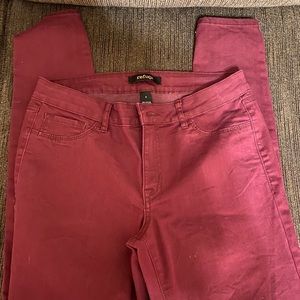Maroon Jeans